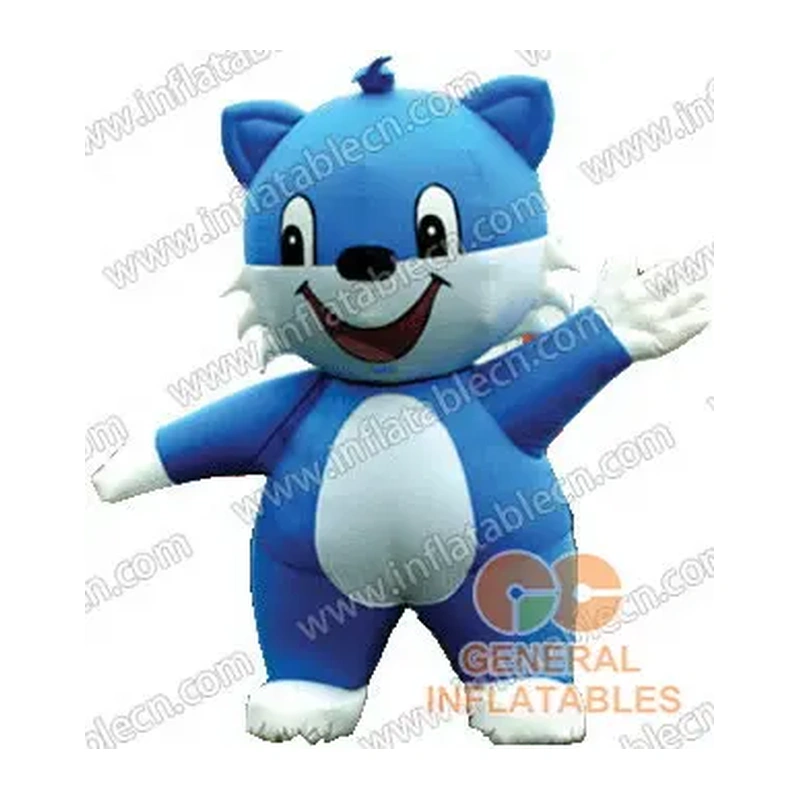 GM-004 Blue Cat Inflatable Moving Cartoon