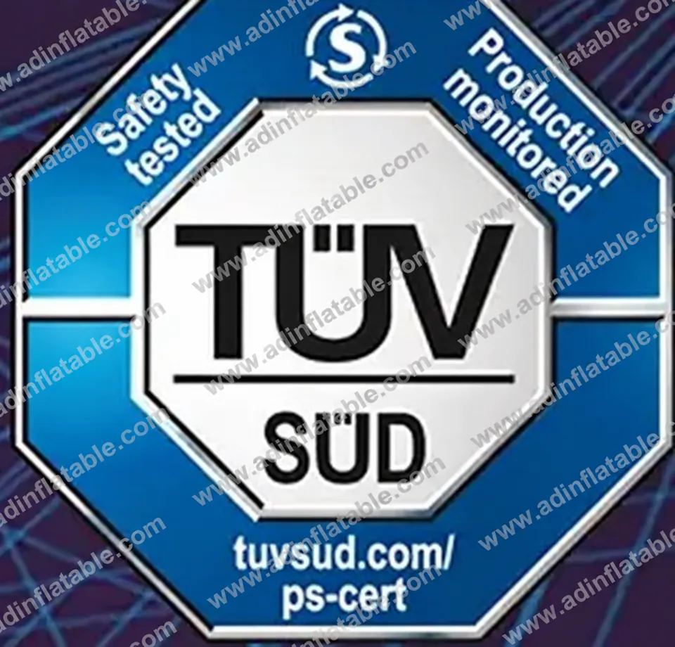 TÜV SÜD safety tested, production monitored mark