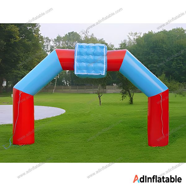 GA-019 Blue Red Banner Arch