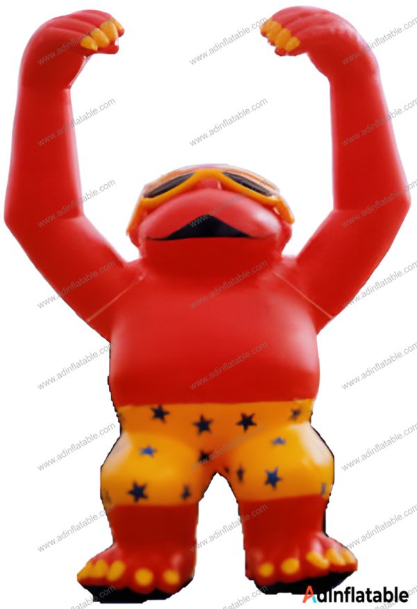 GCar-008 Red Gorilla Cartoon