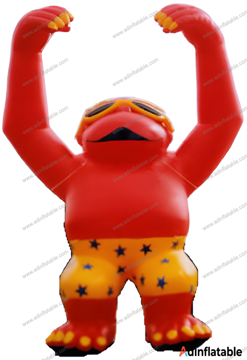 GCar-008 Red Gorilla Cartoon