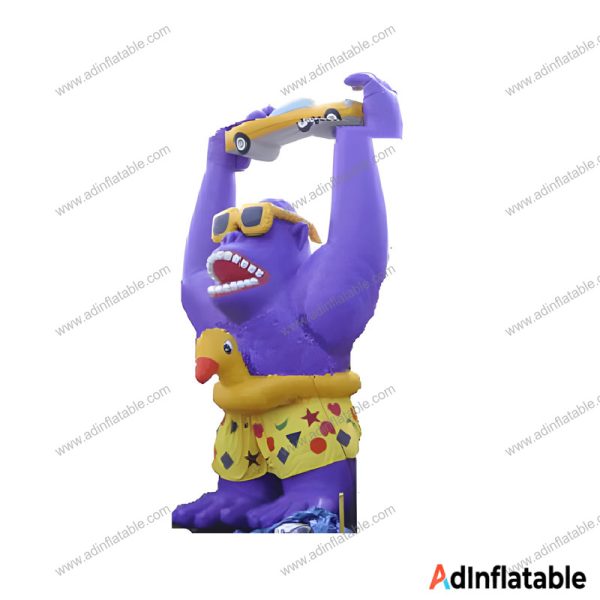 GCar-021 Purple Strongman Cartoon