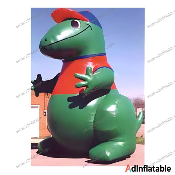 GCar-024 Green Red Dinosaur Cartoon