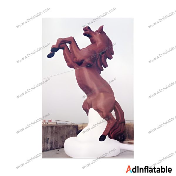 GCar-040 Rearing Horse Cartoon