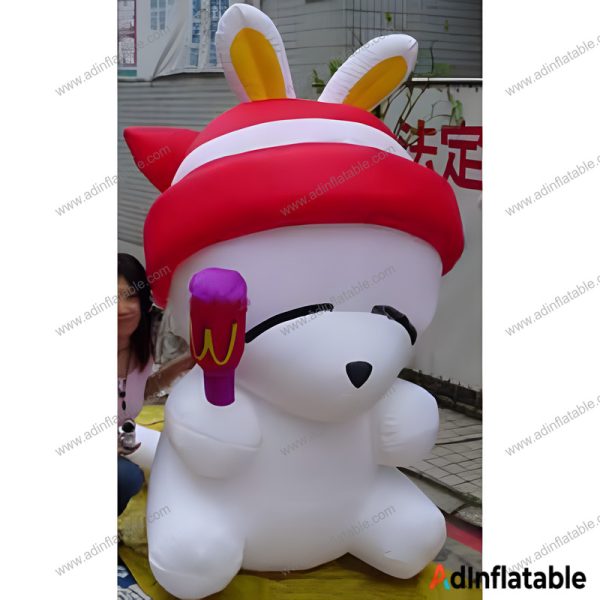 GCar-043 White Rabbit Cartoon