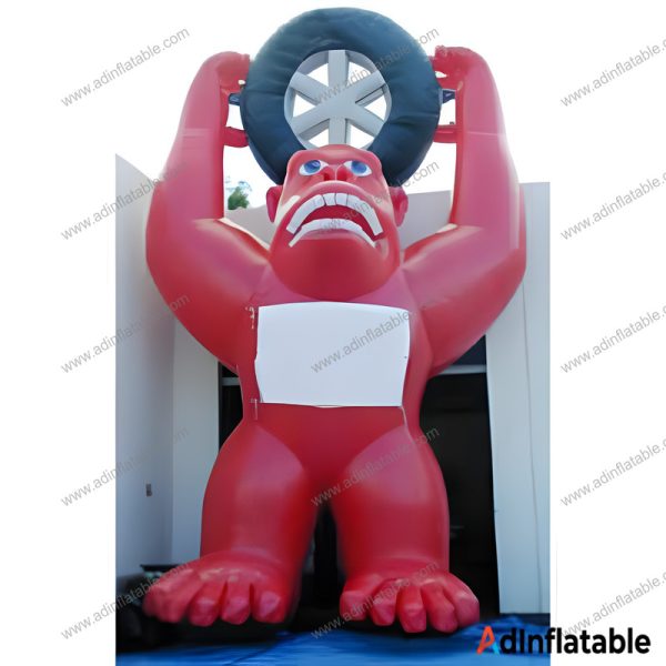 GCar-045 Pink Gorilla Cartoon