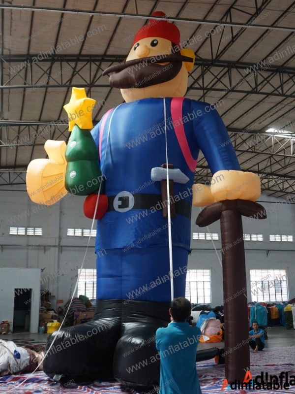GCar-073 Inflatable Yukon Cornelius With Tree