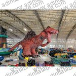 GCar-063 Red Dinosaur Cartoon