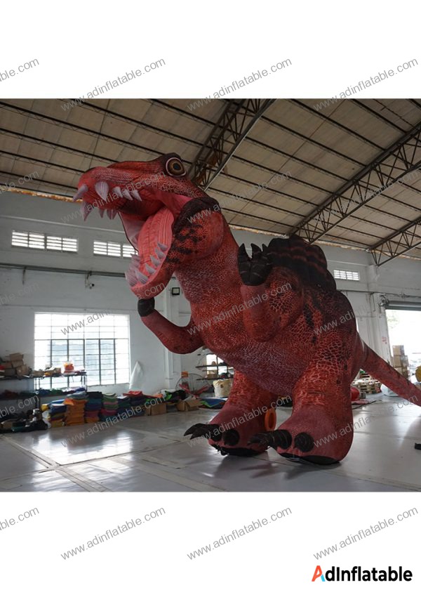 GCar-063 Red Dinosaur Cartoon - view 2