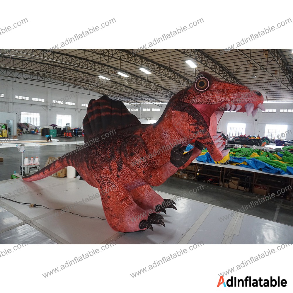 GCar-063 Red Dinosaur Cartoon - view 3