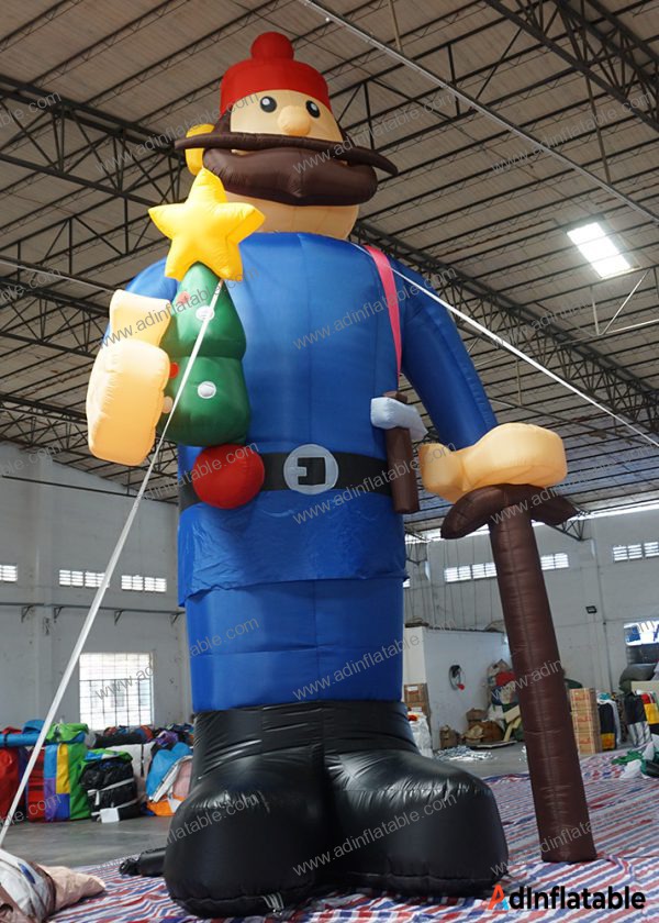 GCar-073 Inflatable Yukon Cornelius With Tree - view 2