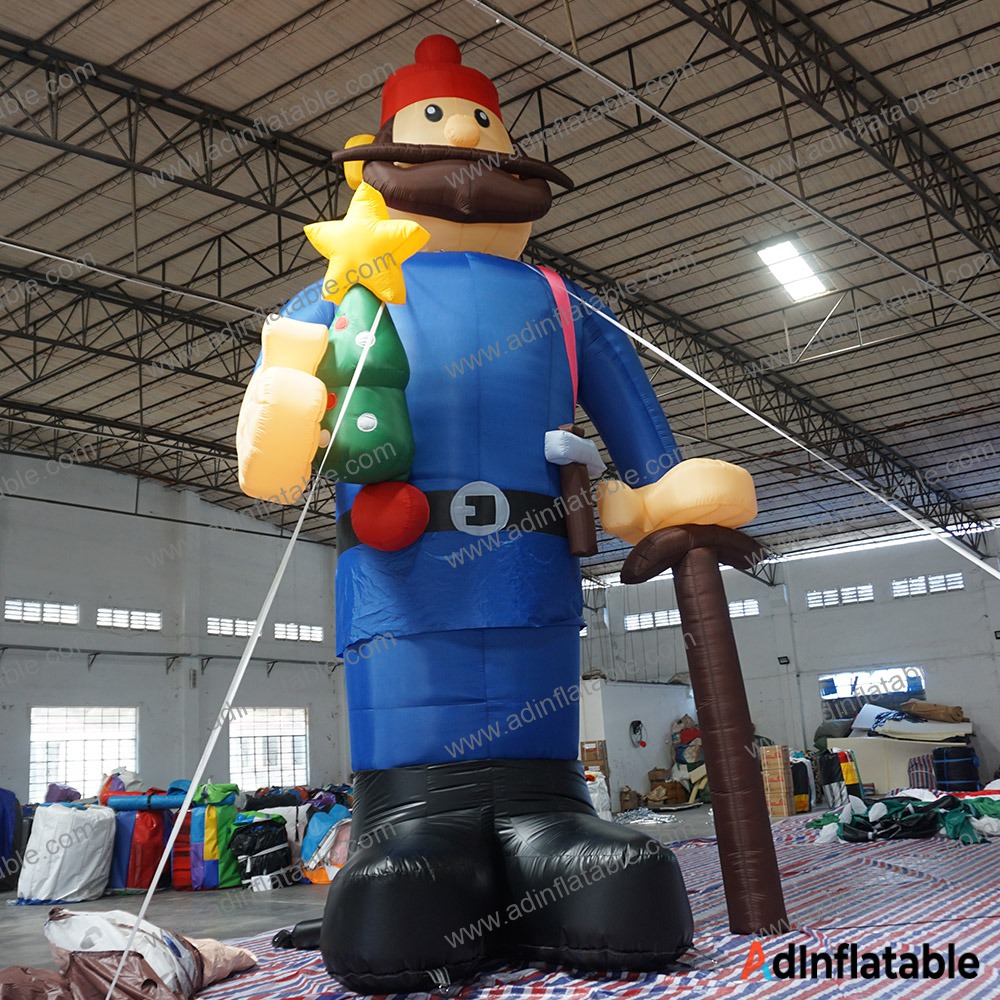 GCar-073 Inflatable Yukon Cornelius With Tree - view 2