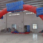 GA-012 Red Blue Banner Arch