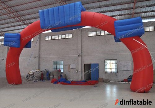 GA-012 Red Blue Banner Arch