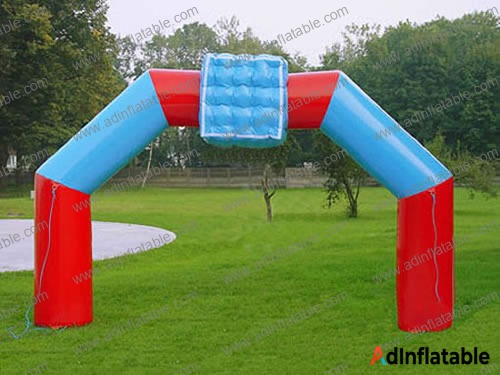 GA-019 Blue Red Banner Arch