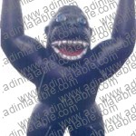 GCar-010 Inflatable Jumping Chimpanzees Castles