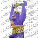 GCar-021 Purple Strongman Cartoon