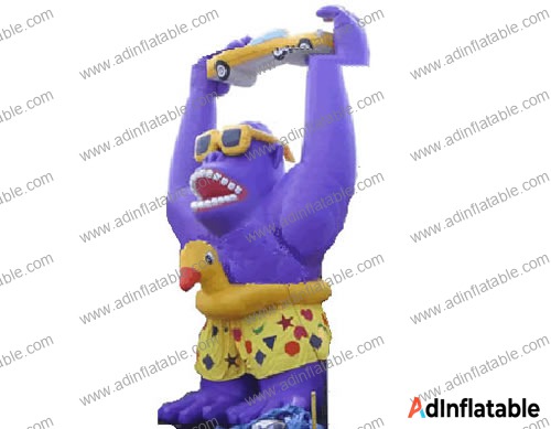 GCar-021 Purple Strongman Cartoon