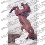 GCar-040 Rearing Horse Cartoon