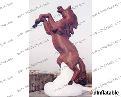 GCar-040 Rearing Horse Cartoon