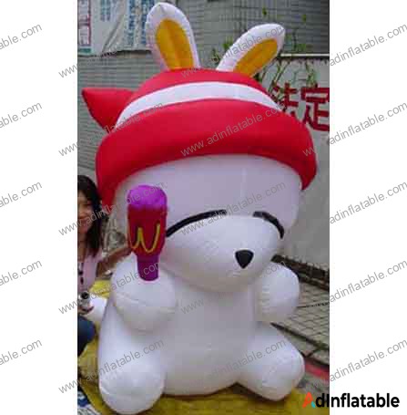 GCar-043 White Rabbit Cartoon
