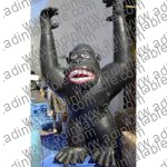 GCar-044 Black Gorilla Cartoon
