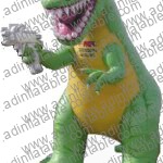 GCar-005 Green Dinosaur Cartoon