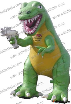 GCar-005 Green Dinosaur Cartoon