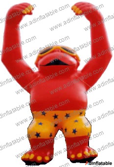GCar-008 Red Gorilla Cartoon