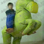 GM-013 Green Dinosaur Ride-On Moving Cartoon