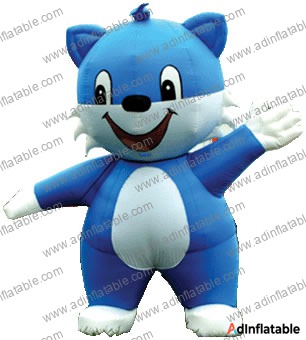 GM-004 Blue Cat Inflatable Moving Cartoon