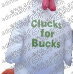 GM-007 Clucks For Bucks AD Inflatable Moving Cartoon