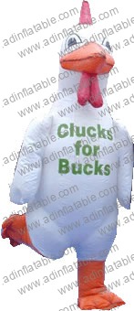 GM-007 Clucks For Bucks AD Inflatable Moving Cartoon