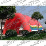 GTE-006 Inflatable Red Tunnel Tent
