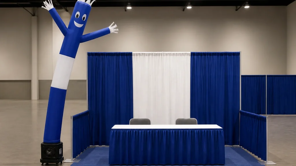 Inflatable Air Dancers for Trade Shows: Booth Traffic on a Budget