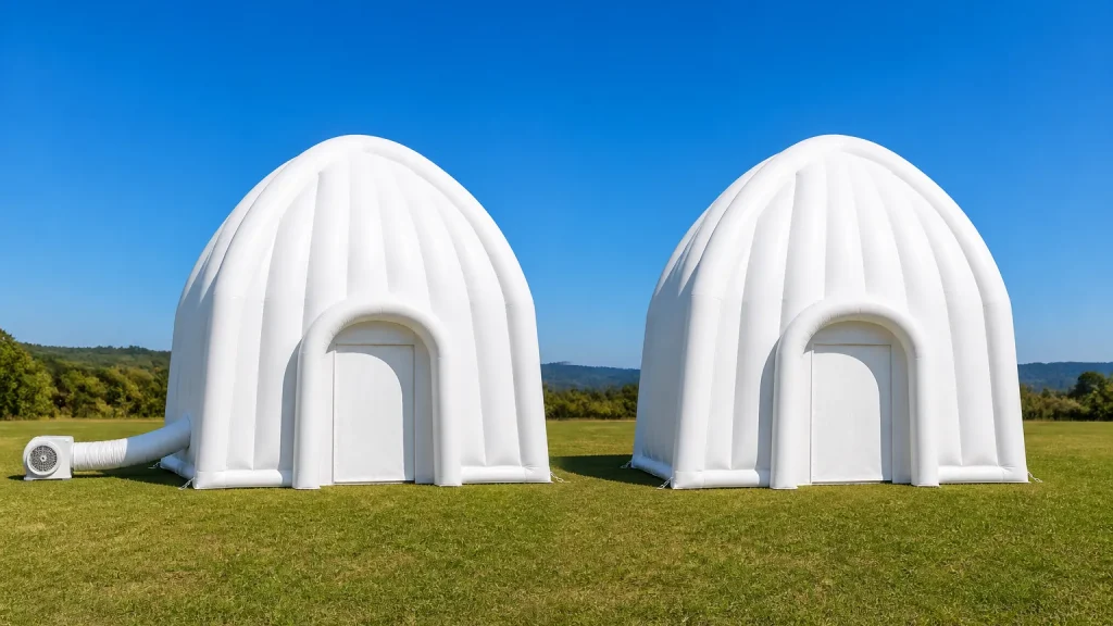 Airtight vs Blower-Inflated Tents: What’s the Difference?