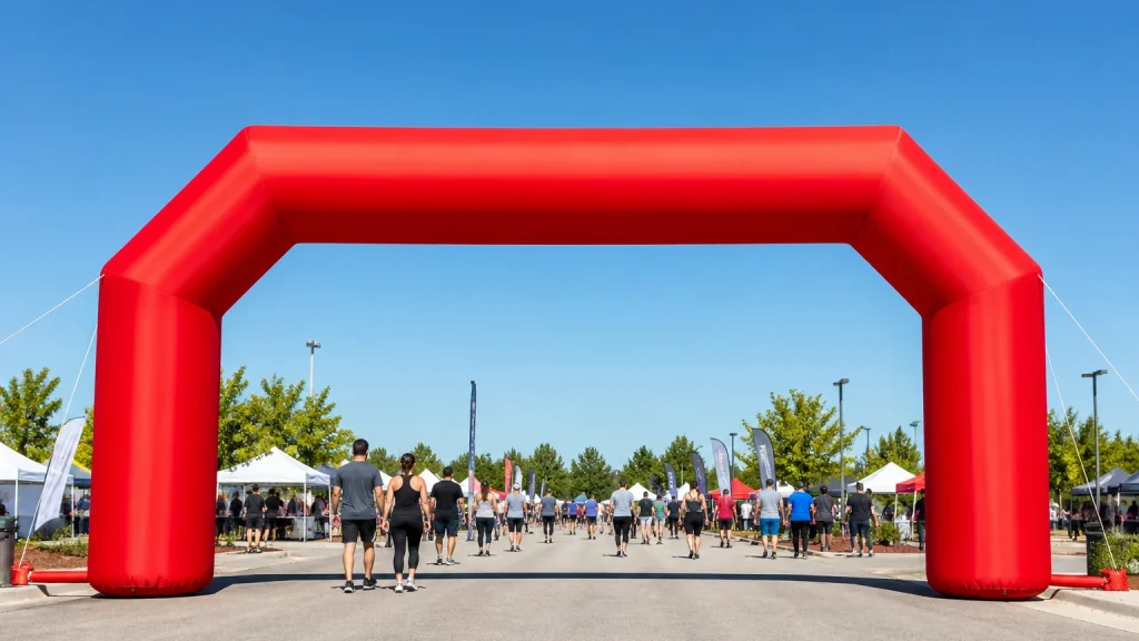 Arch vs Banner: Why Brands Are Switching to Inflatable Entrances